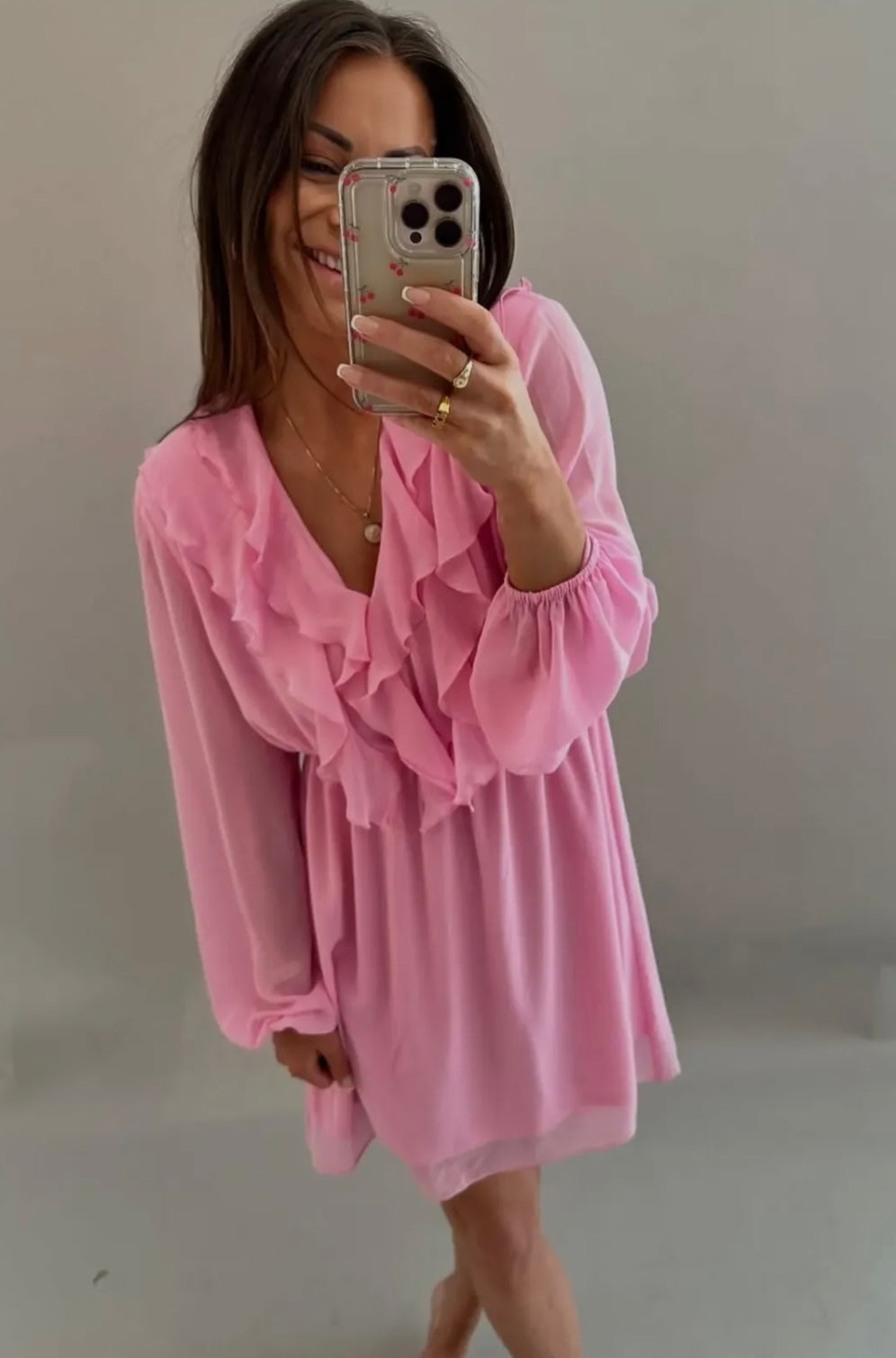 VIANE Short Dress - Bonbon